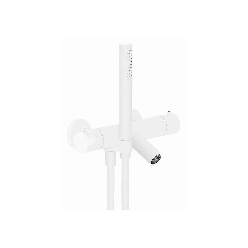 Nobili thermostat bain live complet blanc mat