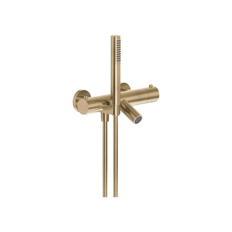 Nobili thermostat bain live/velis complet miele brossé