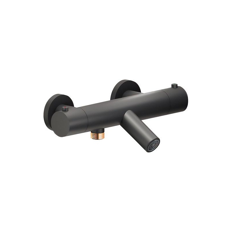 Nobili thermostat bain live/velis nu noir mat