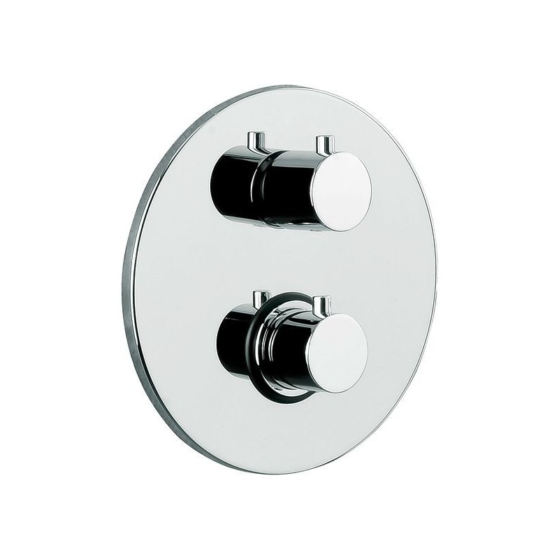 Paffoni thermostat+inverseur à encastrer (2 sorties)light inox
