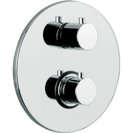 Paffoni thermostat+inverseur à encastrer (2 sorties)light inox
