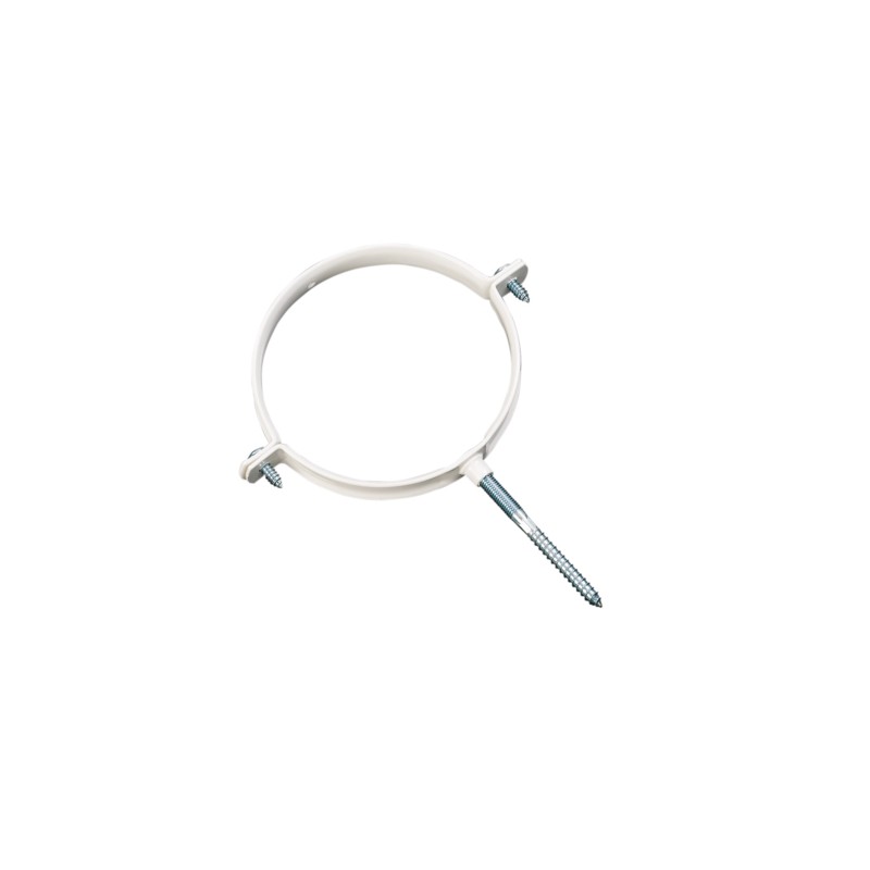 Ubbink rolux collier 160mm aluminium blanc