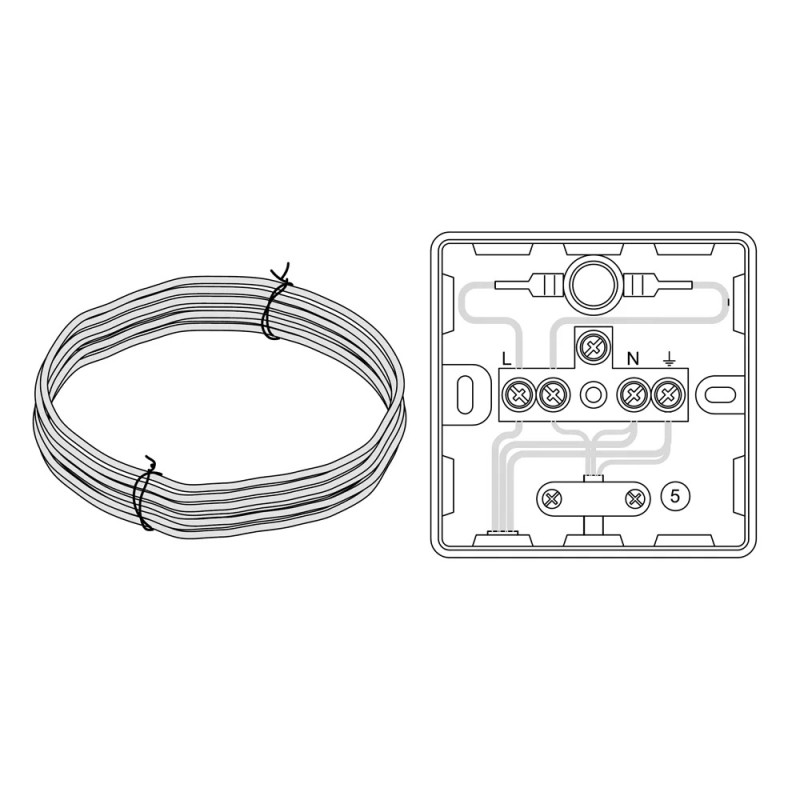Bosch résistance électrique monophasée pour pompe à chaleur air/eau 2000