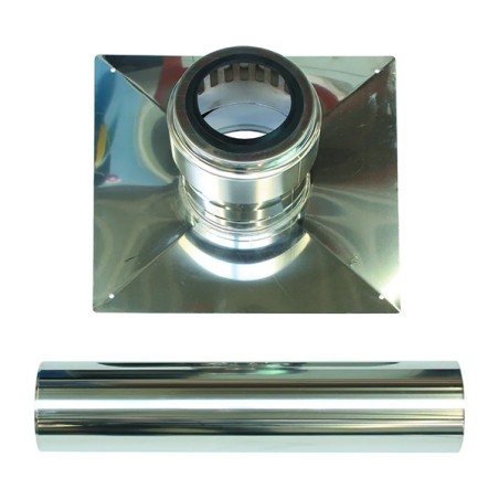 Vaillant couvre cheminée rvs ecotec plus 110mm