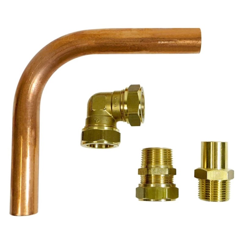 Bosch kit de raccordement gaz tl pour chaudière murale à condensation 7000