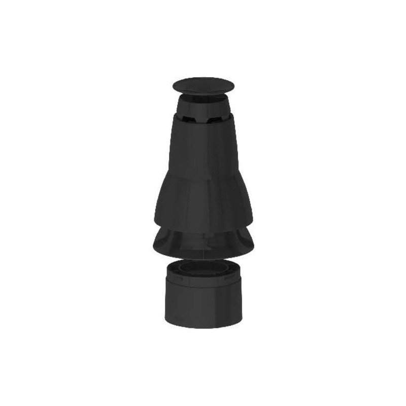 Burgerhout finition en toiture pour mitron pp twinflex 80mm