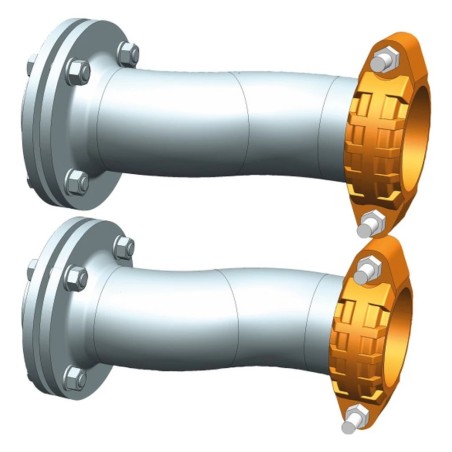 Bosch connecteur à bride victaulique 2,5 pour chaudière murale à condensation 7000