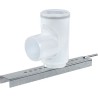 Ubbink coude + support pour pp flexible 80mm