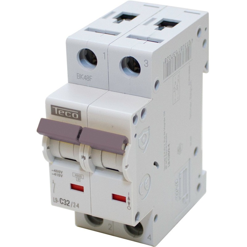 Disjoncteur bipolaire 32A