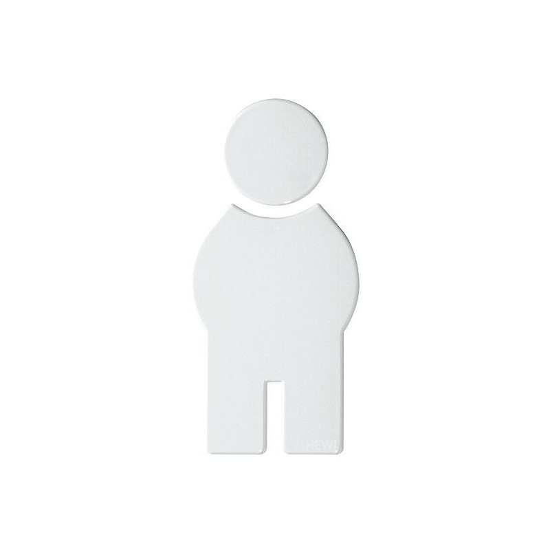 Hewi symbole homme 801 blanc