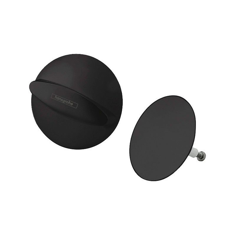 Hansgrohe set de finition vidage automatique flexaplus e noir mat
