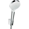 Hansgrohe set de bain crometta vario 125cm blanc/chrome