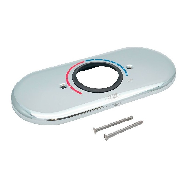 Hansgrohe rosace thermostat encastrer chrome