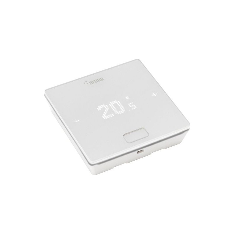 Rehau thermostat d'ambiance radio blanc nea smart2.0