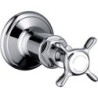 Hansgrohe set de finition robinet d'arrêt axor montreux chrome