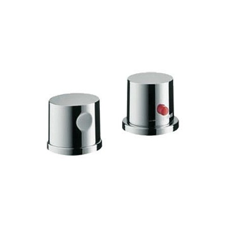 Hansgrohe set de finition thermostat 2 trous pour montage sur gorge uno chrome
