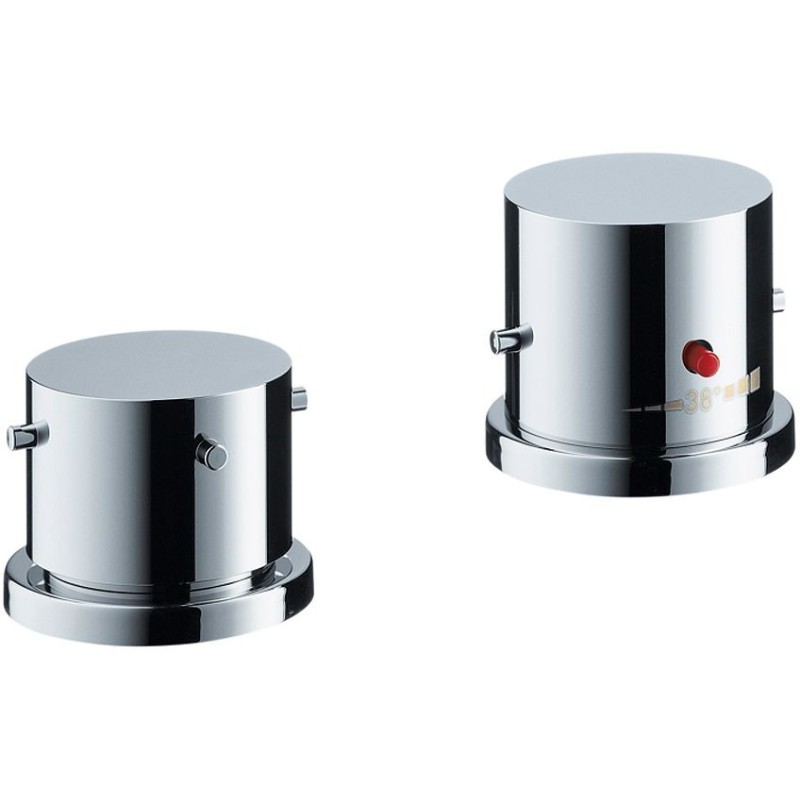 Hansgrohe set de finition pour bord de bain starck chrome