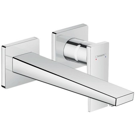 Hansgrohe set de finition mitigeur mural lavabo metropol 225mm chrome