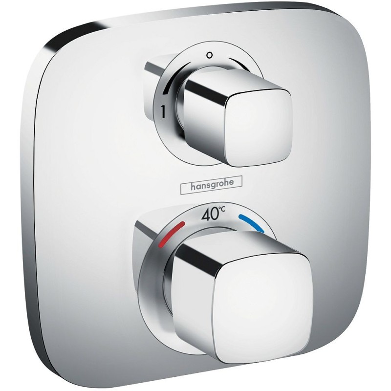Hansgrohe set de finition thermostat+ inverseur ecostat e chrome