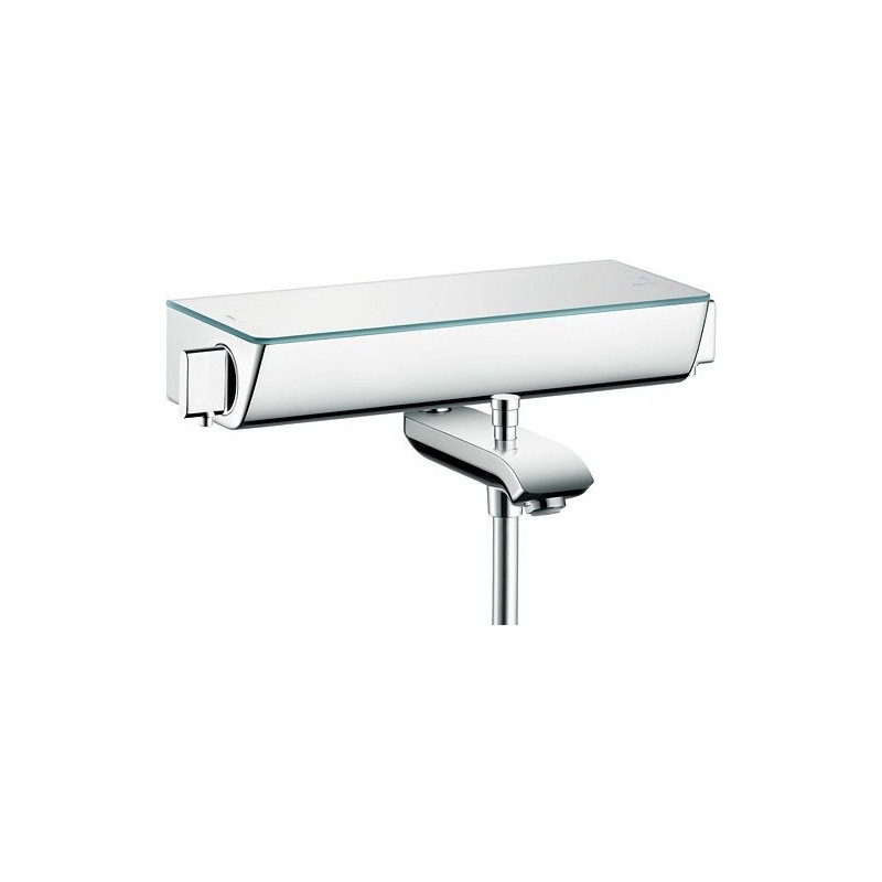 Hansgrohe thermostat bain ecostat select blanc-chrome
