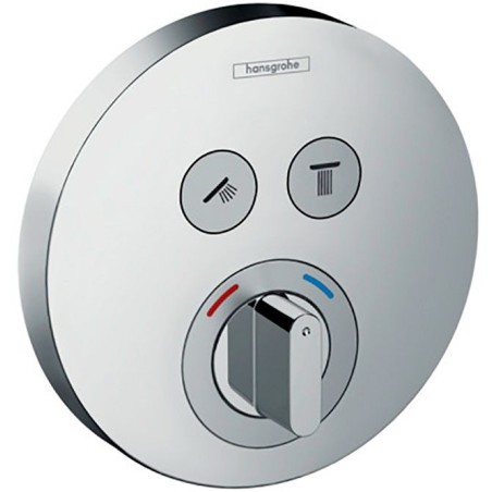 Hansgrohe set de finition mitigeur+2 robinet d'arrêt select s chrome