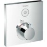 Hansgrohe set de finition thermostat+robinet d'arrêt select chrome