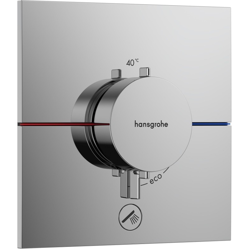 Hansgrohe set de finition thermostat +1 fonction (+1fonction) comfort e chrome