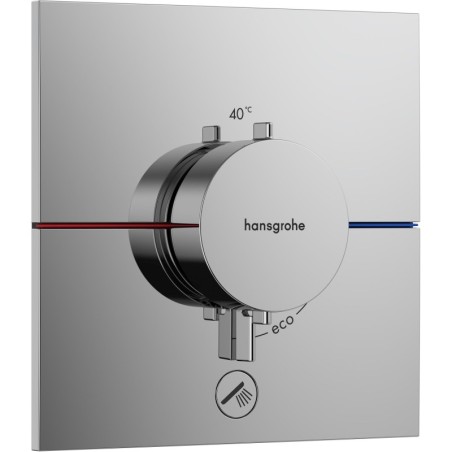 Hansgrohe set de finition thermostat +1 fonction (+1fonction) comfort e chrome
