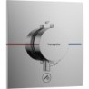 Hansgrohe set de finition thermostat +1 fonction (+1fonction) comfort e chrome