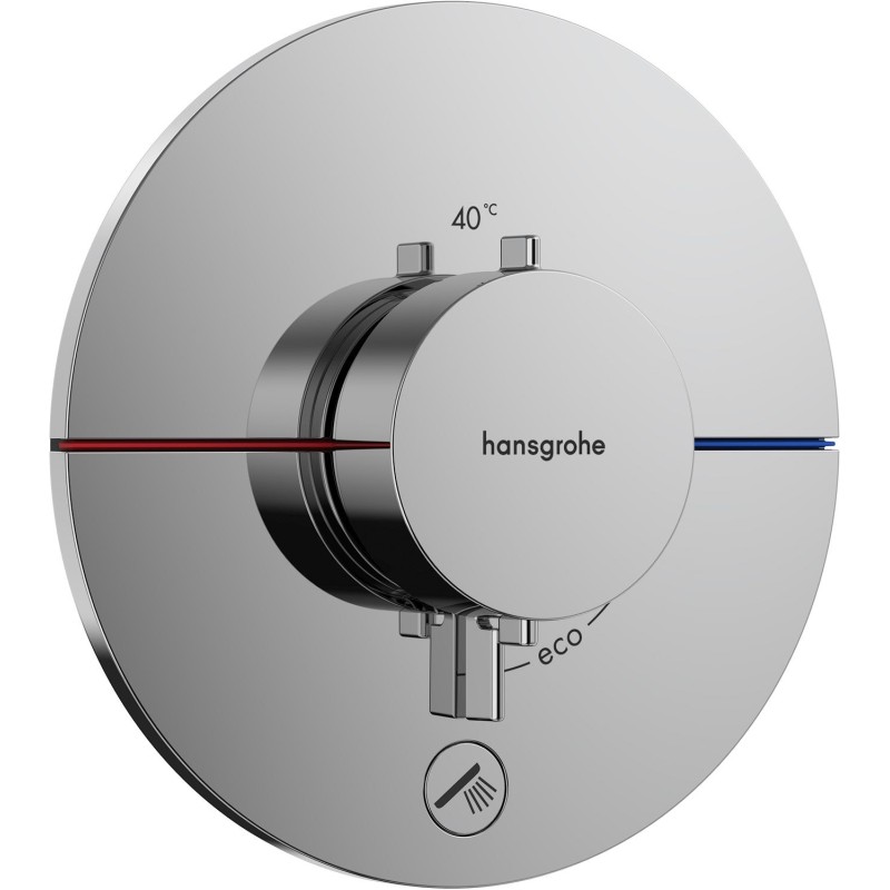Hansgrohe set de finition thermostat +1 fonction (+1fonction) comfort s chrome