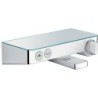 Hansgrohe thermostat bain push select chrome-blanc