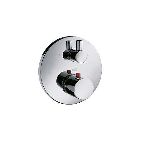 Hansgrohe set de finition pour thermostat à encastrer + robinet d'arrêt chrome