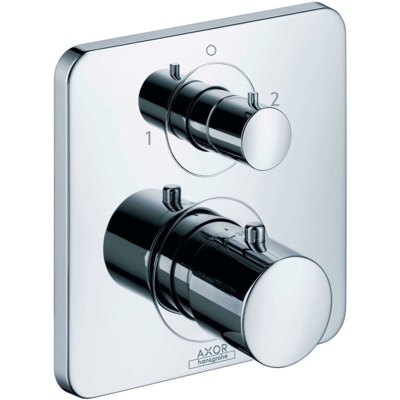 Hansgrohe set de finition pour thermostat à encastrer + inverseur citterio M chrome