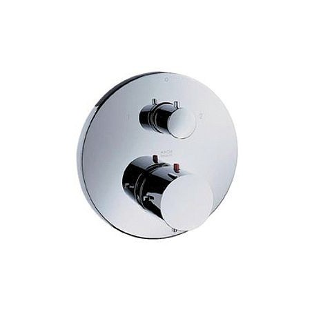 Hansgrohe set de finition thermostat à encastrer + inverseur starck chrome