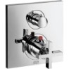 Hansgrohe set de finition thermostat à encastrer + robinet d'arrêt citterion chrome