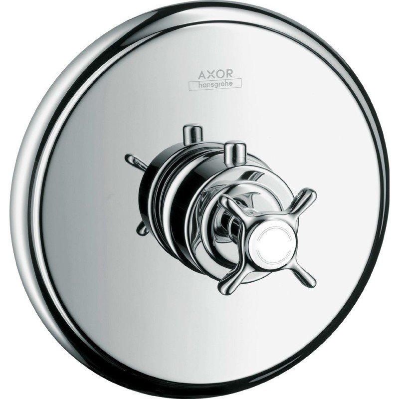 Hansgrohe set de finition thermostat montreux highflow nickel brosse