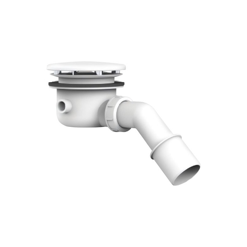 Siphon tailor 7,5cm 90mm 30l/min blanc satin