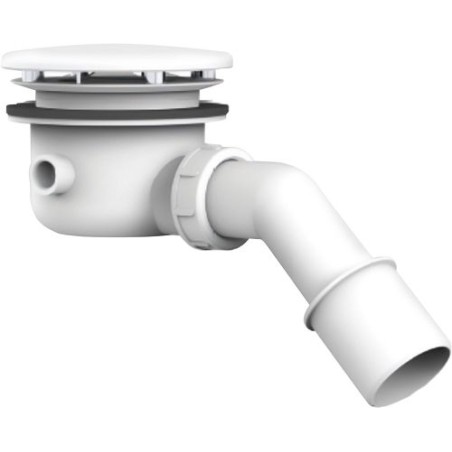 Siphon tailor 7,5cm 90mm 30l/min blanc satin