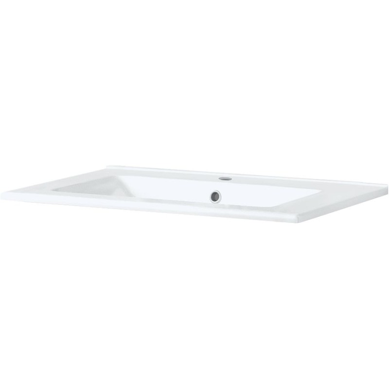 Lavabo ICE 80 cm porcelaine coloris blanc