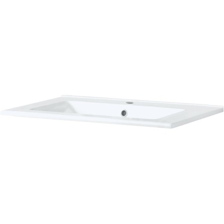 Lavabo ICE 80 cm porcelaine coloris blanc