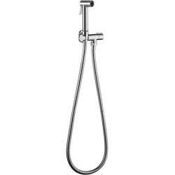 Paffoni set de douche à main WC avec robinet d'arrêt et clapet anti-retour belgaqua chrome