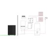 Panasonic pompe à chaleur air/eau aquarea M t-cap monobloc bi-blc 16kW 400v 2z+sww