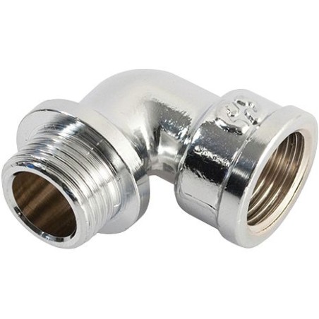 Viega Coude filete laiton 1/2" MF coloris chrome