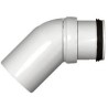 Pipelife Coude PP 45° MF 50 mm coloris blanc