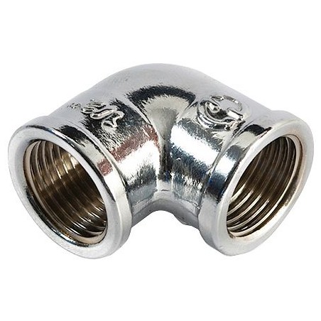 Viega Coude filete laiton 3/4" FF coloris chrome