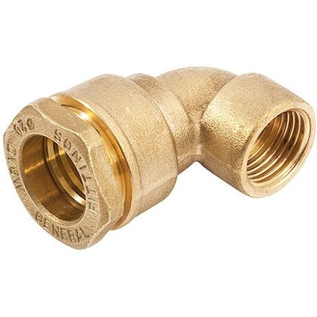 General Fittings Coude pour HDPE 50MM-6/4"F