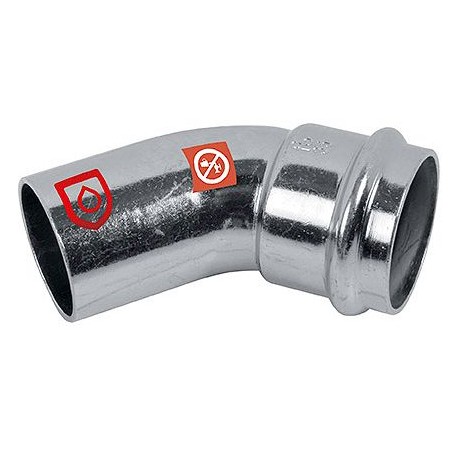 Frabo Coude MF 45° 18MM acier carbone