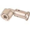 Henco coude mobile avec joint a sertir 16MM-1/2"F laiton