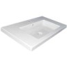 Lavabo NEWFORM 60x46 cm porcelaine coloris blanc