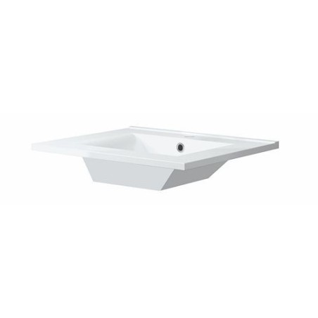 Lavabo Form 61x46 cm porcelaine coloris blanc